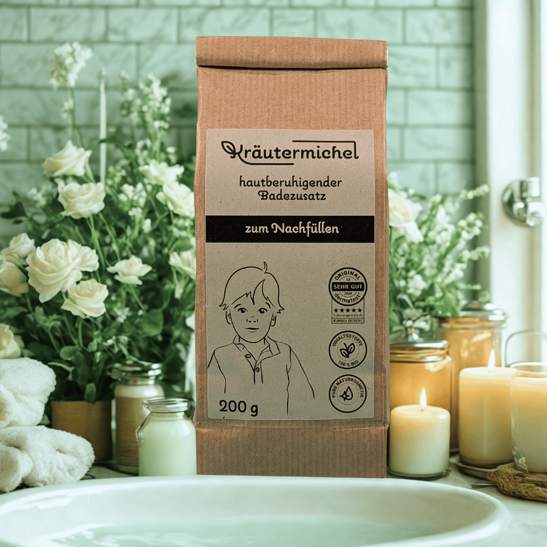 Hautberuhigender Badezusatz