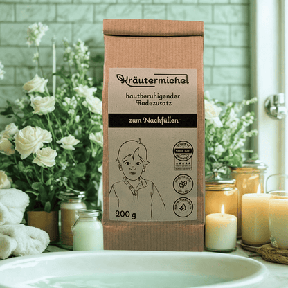 Hautberuhigender Badezusatz