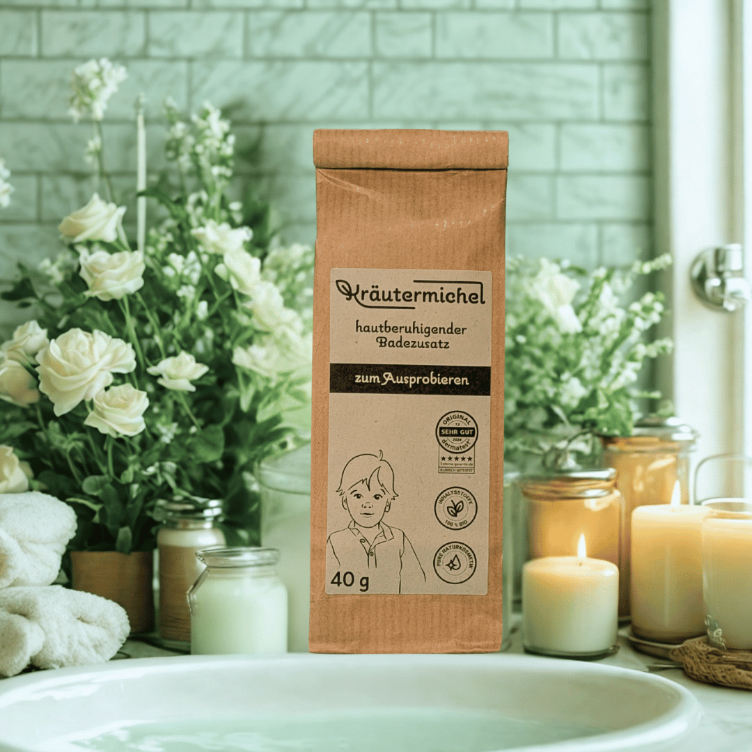 Hautberuhigender Badezusatz